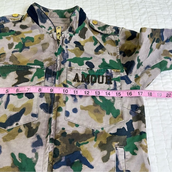 Zadig & Voltaire Kavy Watercolor Camo Jacket Size XS - Picture 5 of 14